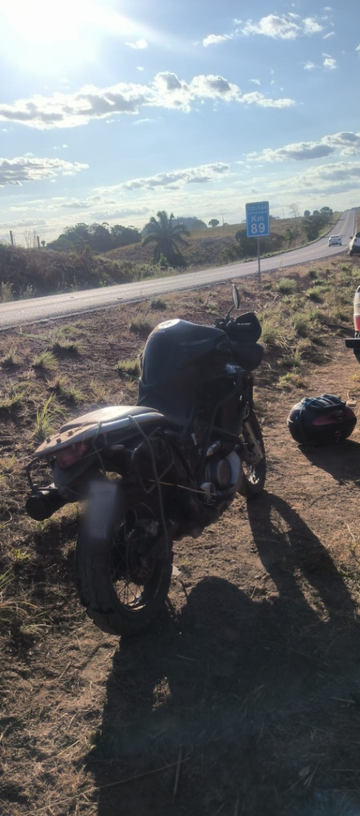 Tragédia em Araguanã: Motociclista morre após acidente durante viagem em comboio