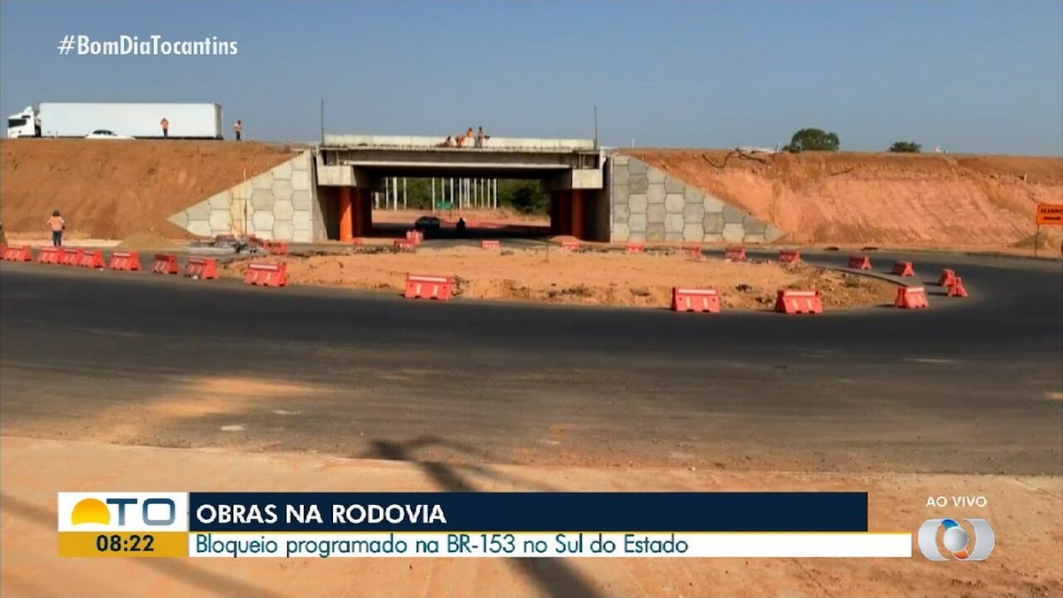 Obras de manutenção na BR-153 podem interferir no trânsito até sábado